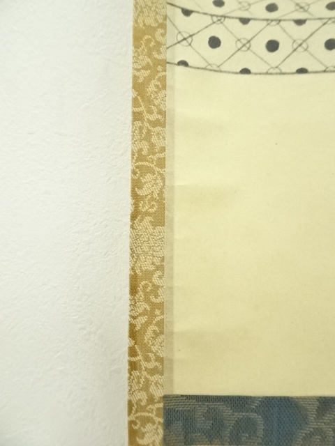 道具 ] - 道具 北尾全牛画・小野澤寛海賛 利休居士画像 印刷工芸品 紙